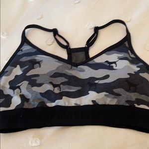 PINK SPORT CAMO BRALETTE SIZE M